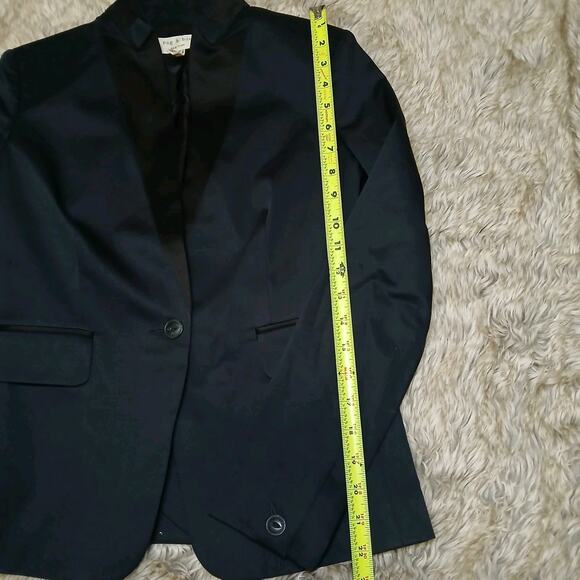 Rag & Bone Women's Tuxedo Blazer Jacket Satin Lapel Size 0 Made in USA - Picture 7 of 8